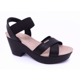 Sandalia Anabela Salto Grosso Plataforma Modare Feminina Ortopédica