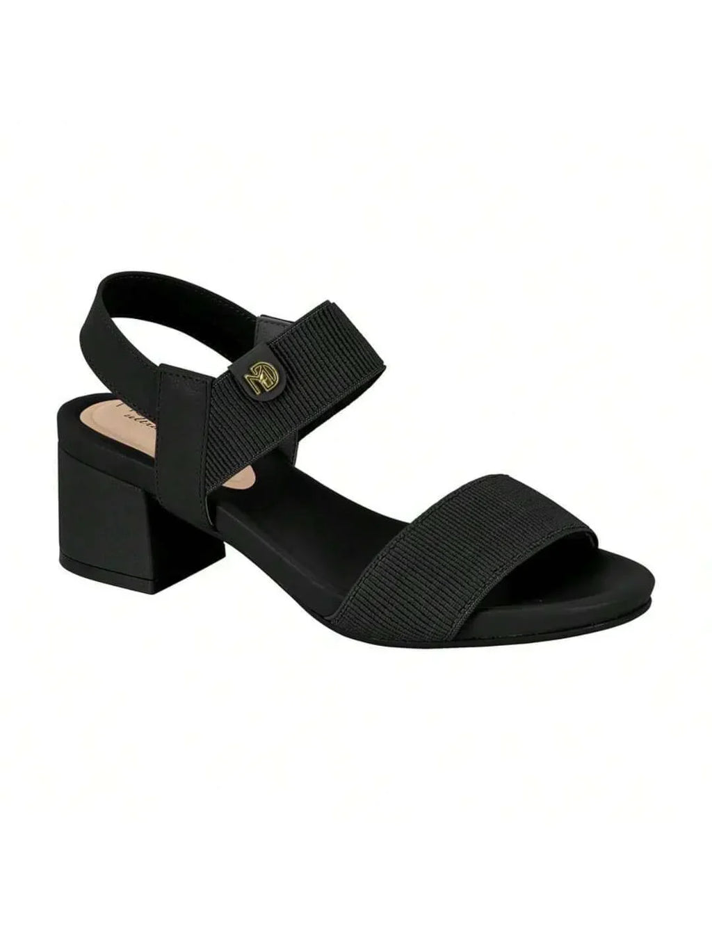 Sandália Salto Grosso Baixo Modare Calce Fácil
