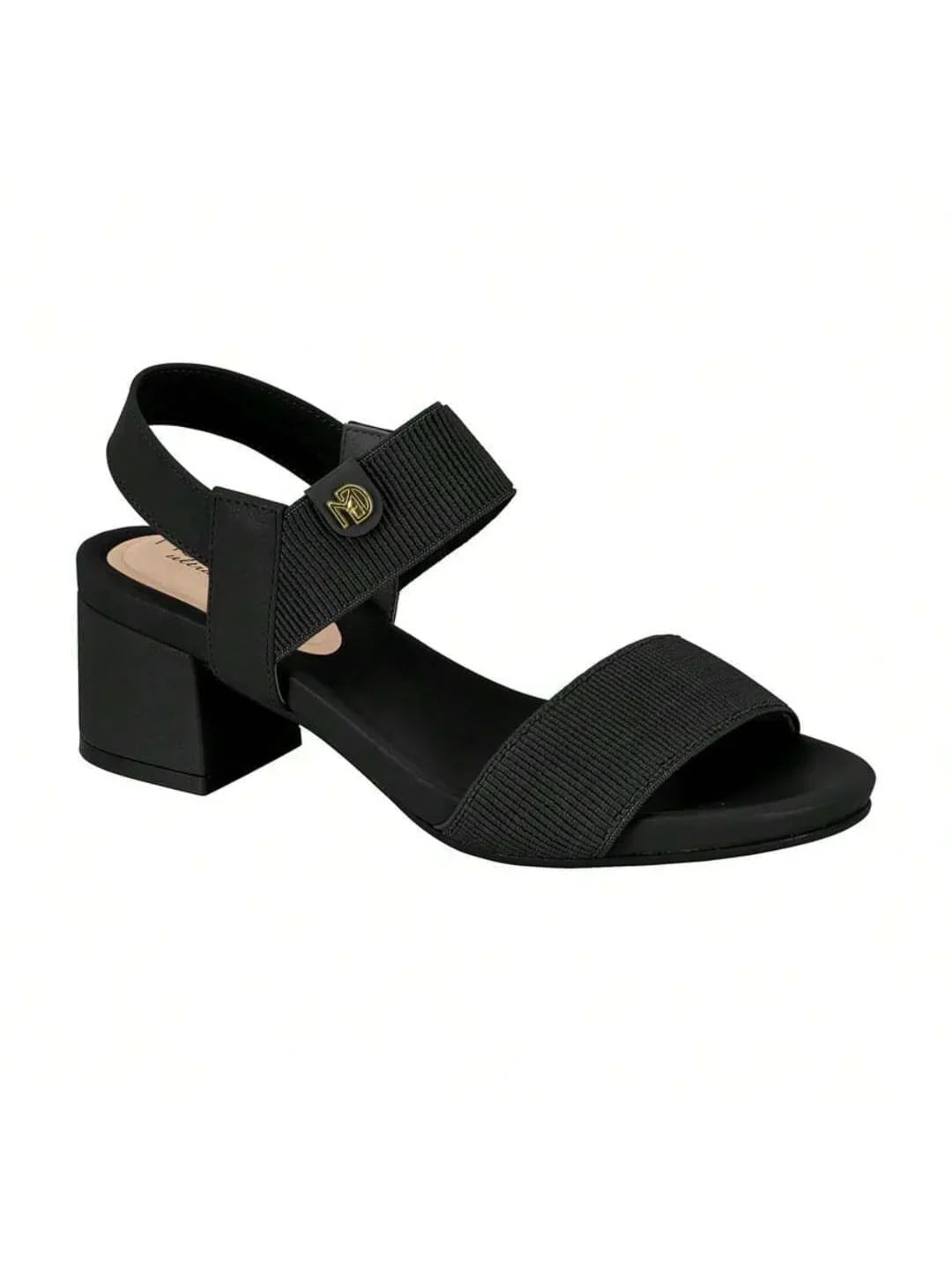 Sandália Salto Grosso Baixo Modare Calce Fácil