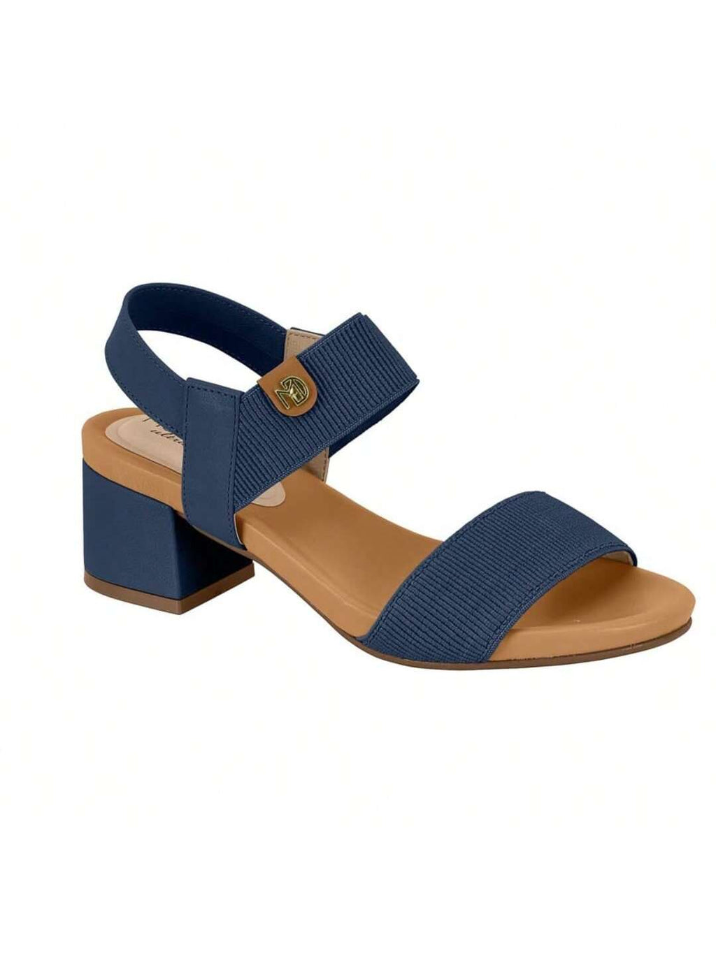 Sandália Salto Grosso Baixo Modare Calce Fácil