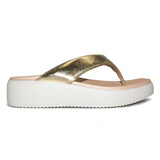 Modare Tamanco Modare Feminino Metalizado Conforto Salto Anabela