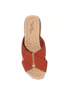 Modare Tamanco Modare Feminino Elástico Canelado/Napa Sense Flex