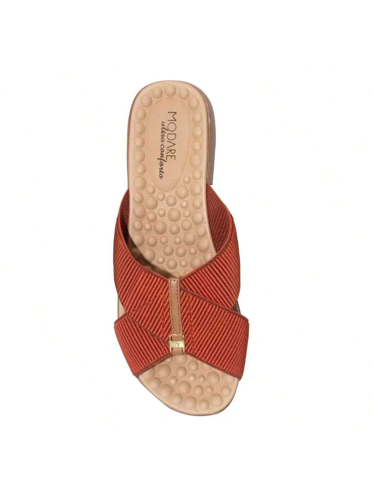 Modare Tamanco Modare Feminino Elástico Canelado/Napa Sense Flex