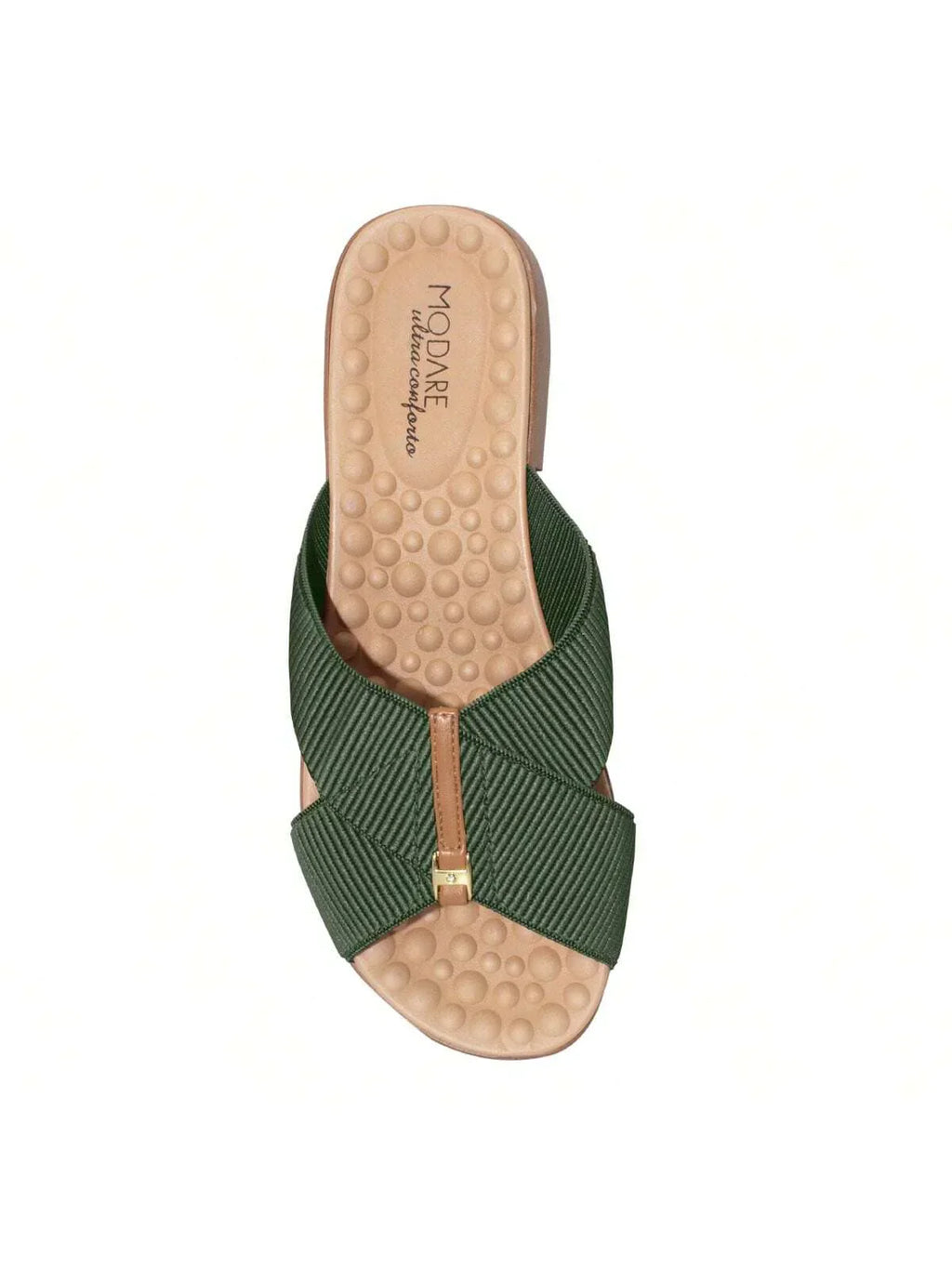 Tamanco Modare Feminino Elástico Canelado/Napa Sense Flex