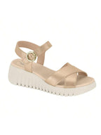 Modare Sandalia Feminina Modare Salto Baixo Anabela