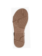 Sandália Papete Modare Ultraconforto Anabela Com Elástico E Pedraria Look Verão