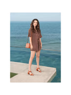 Sandália Modare Salto Bloco Com Elástico E Pedraria Look Feminino