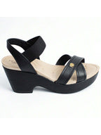 Modare Sandália Modare Anabela Salto Grosso Plataforma Ortopédica