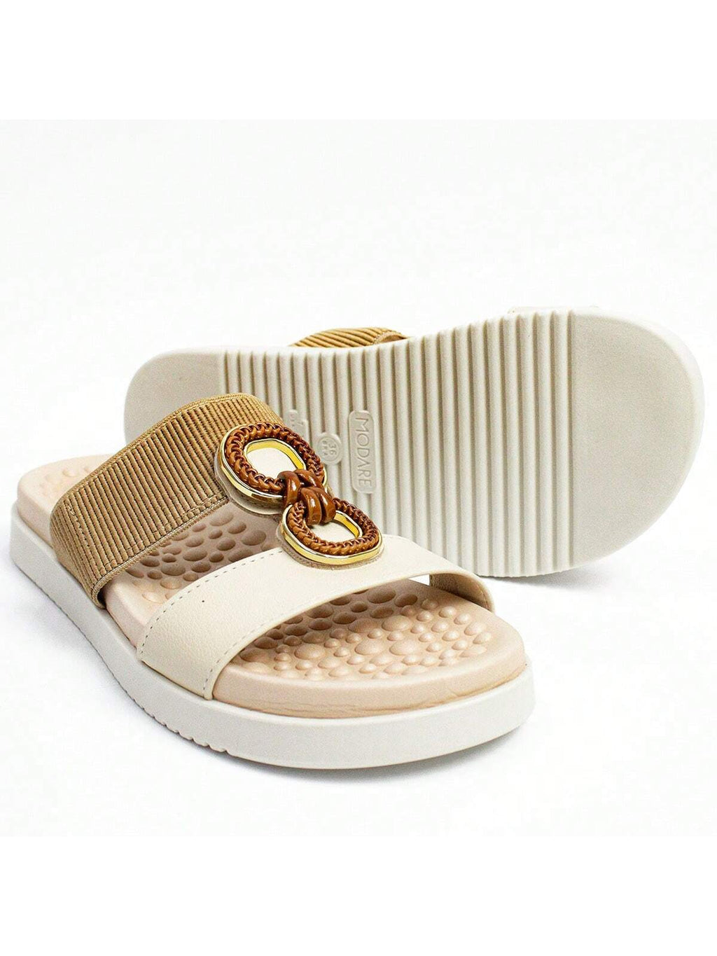 Sandália Modare Ortopédica Ultraconforto Pedraria