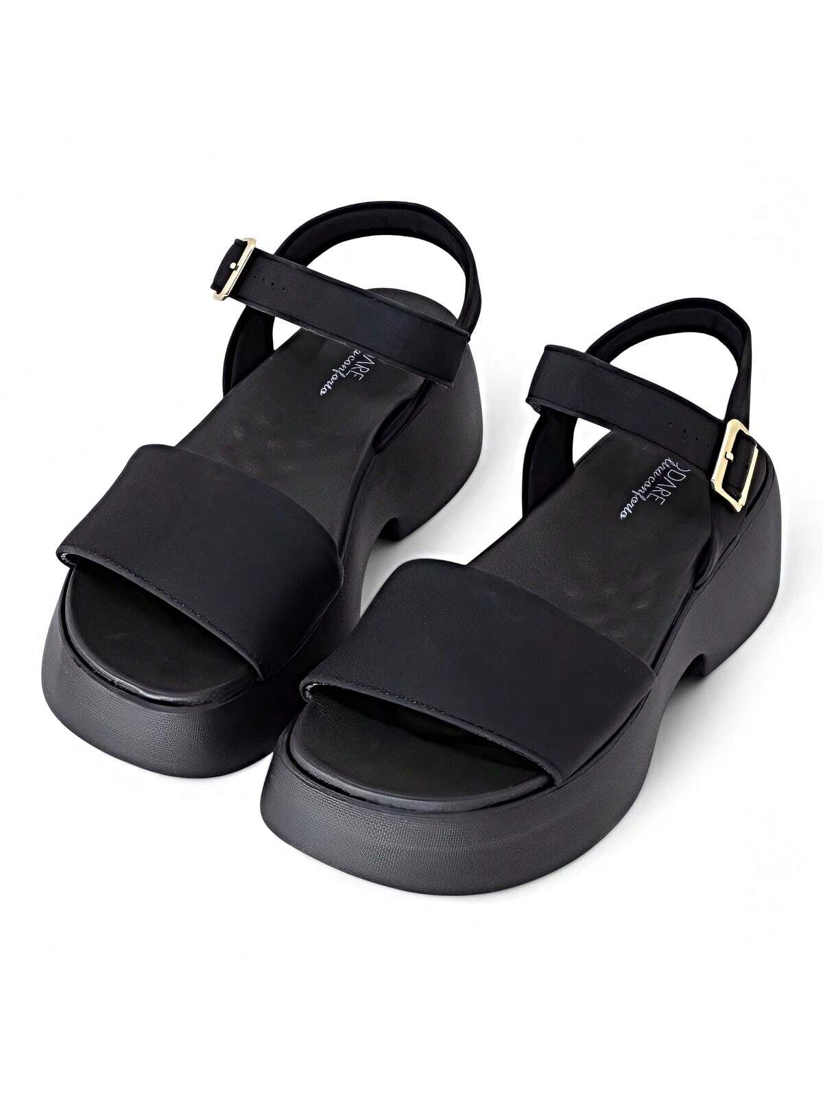 Sandalia Modare Ultraconforto Feminina Plataforma Fivela