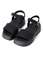 Sandalia Modare Ultraconforto Feminina Plataforma Fivela