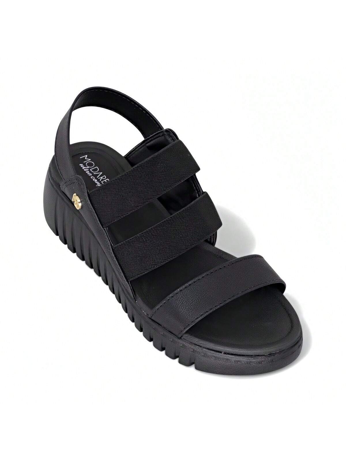 Sandalia Modare Ultra Conforto Anabela Ortopedica