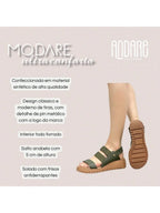 Sandalia Modare Ultra Conforto Anabela Ortopedica