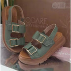 Modare Sandália Ortopédica Feminina Papete Modare Fascite Plantar Esporão Plataforma Flatform